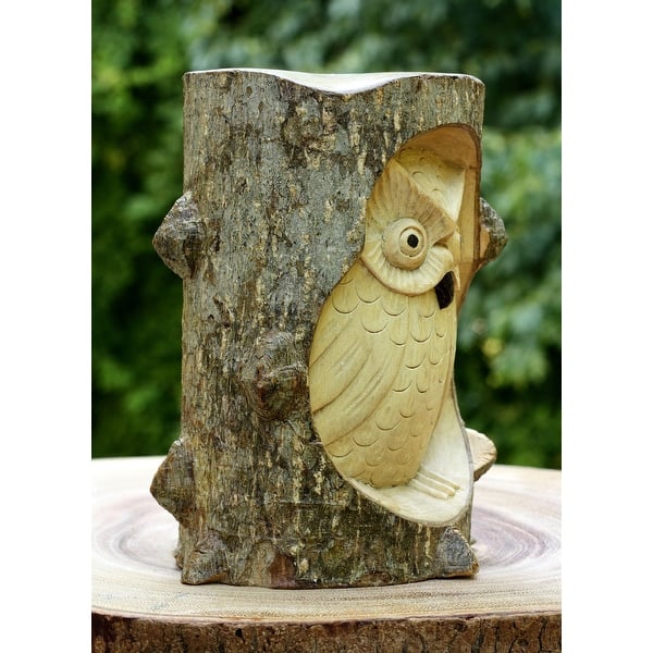 4 Simple Steps to Carve an Owl Wood Sculpture I Easy Wood Carving