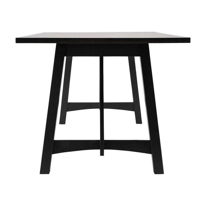 Solid Wood Commercial Grade Trestle Base Dining Table