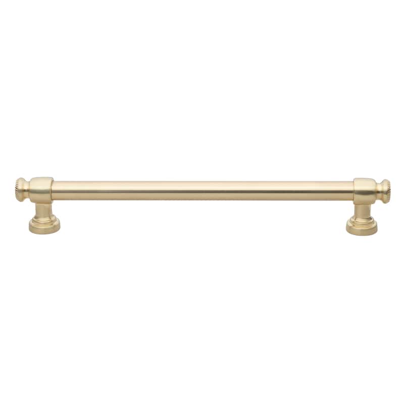 7-5/8 Inch Center to Center Classic Euro Bar Pull Cabinet Hardware Handle - 4361-192-CHPG