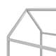preview thumbnail 9 of 13, Little Seeds Skyler Metal Montessori House Bed with Removable Rail, Twin, Dove Gray