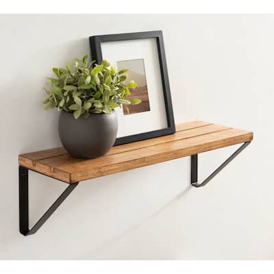 Kate and Laurel Samuels Wall Shelf - 24x8x8