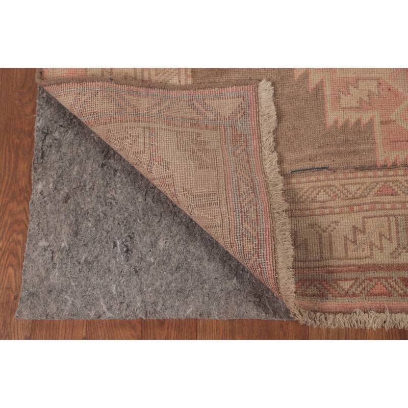 Ardebil Persian Runner Rug Wool Carpet - 4'0"x 10'7"