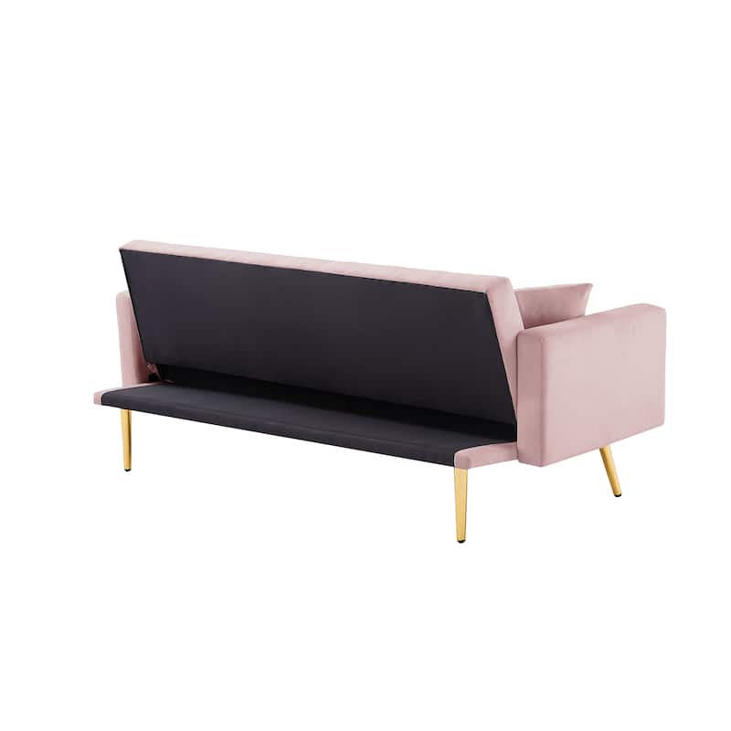 Convertible Folding Futon Sofa Bed , Sleeper Sofa Couch for Compact Living Space.