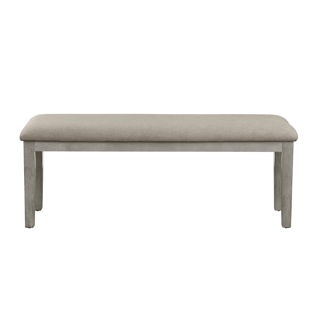 Fabric Upholstered Seat 1pc Bench