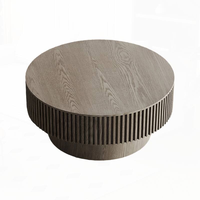 Lift-top Coffee Table Solid Wood Veneered Coffee Table with Storage and Adjustable Height