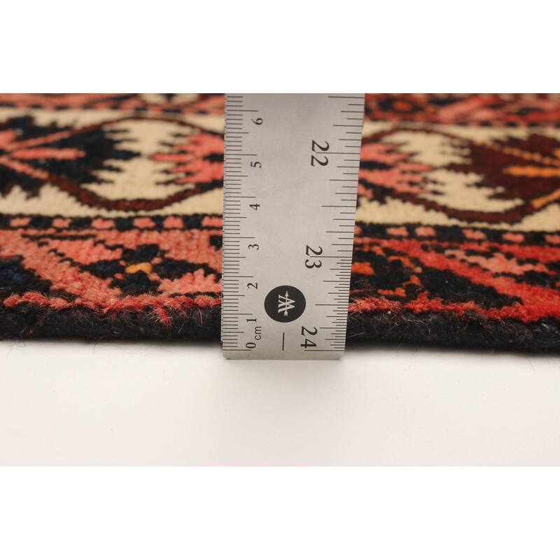 ECARPETGALLERY Hand-knotted Kayseri Vintage Dark Brown Wool Rug - 5'1 x 9'8