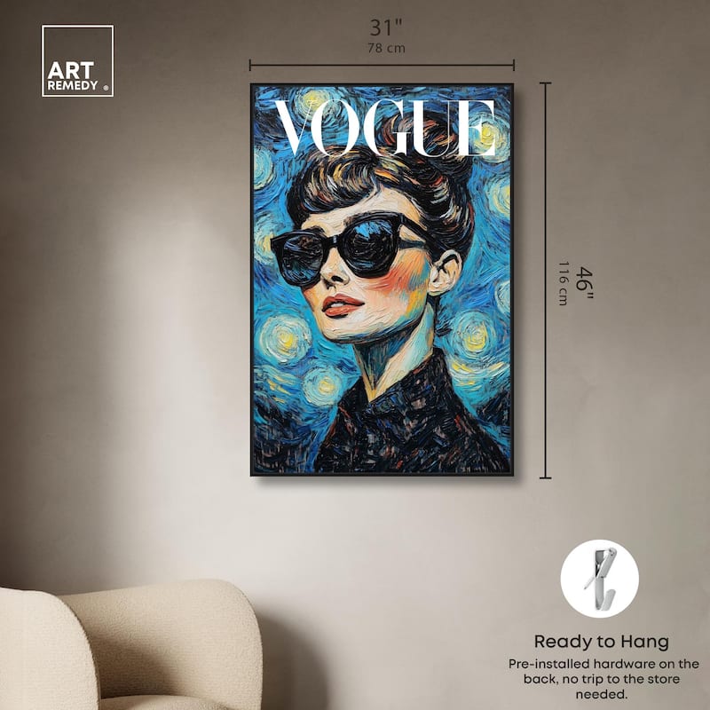 Starry Night Icon Canvas by Art Remedy