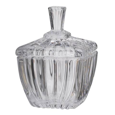 A&B Home Henning Clear Square Jar