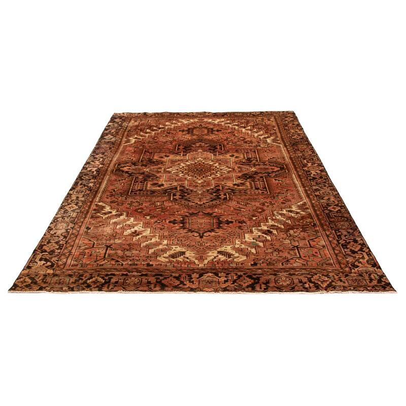 ECARPETGALLERY Hand-knotted Sarabi Copper Wool Rug - 9'5 x 12'8