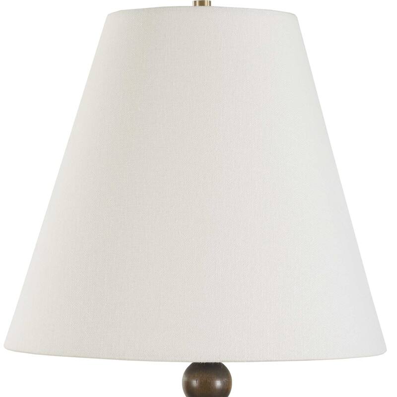 Uttermost Gallus Wood Spheres Table Lamp - N/A