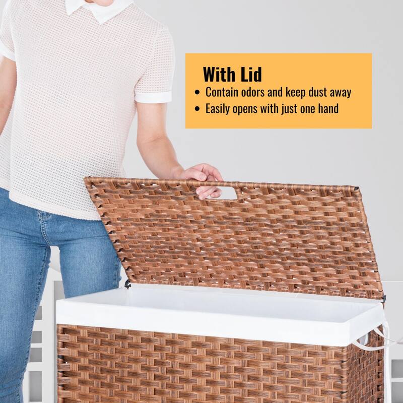 GDFStudio - Ethan Monroe Laundry Hamper Set - Versatile and Stylish Storage Solution