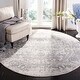 preview thumbnail 37 of 74, SAFAVIEH Madison Snowflake Medallion Rustic Farmhouse Distressed Rug 10' Round - Silver/Ivory
