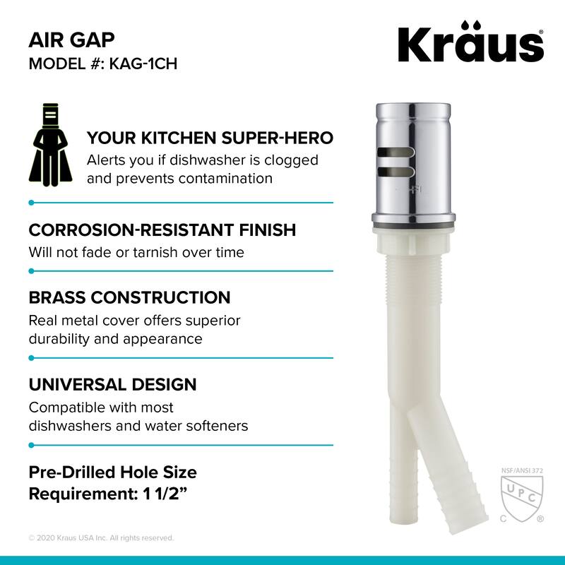 KRAUS Dishwasher Air Gap
