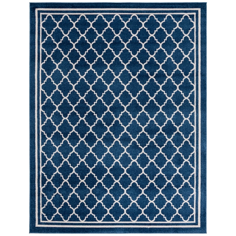 SAFAVIEH Amherst Namira Trellis Rug - 11' x 15' - Navy/Beige