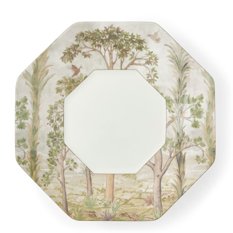 Kit Kemp for Spode Tall Trees Octagonal Platter - 14 Inch - 14 Inch