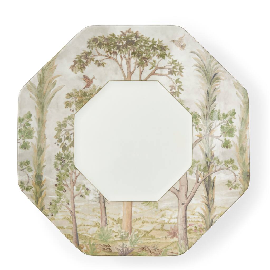 Kit Kemp for Spode Tall Trees Octagonal Platter - 14 Inch