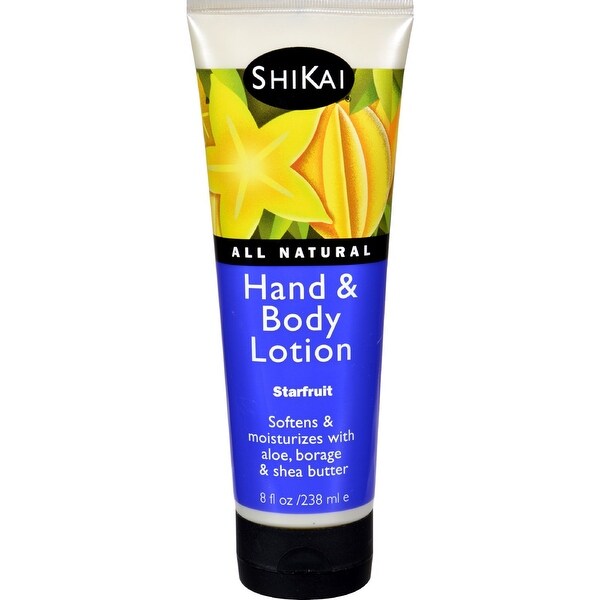 Shikai All Natural Hand and Body Lotion Starfruit 8 fl oz