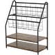 preview thumbnail 14 of 14, VECELO 29.53" H 4-Tier Metal Frame Magazine Rack Open Shelf Bookcase Storage Organizer for Living Room