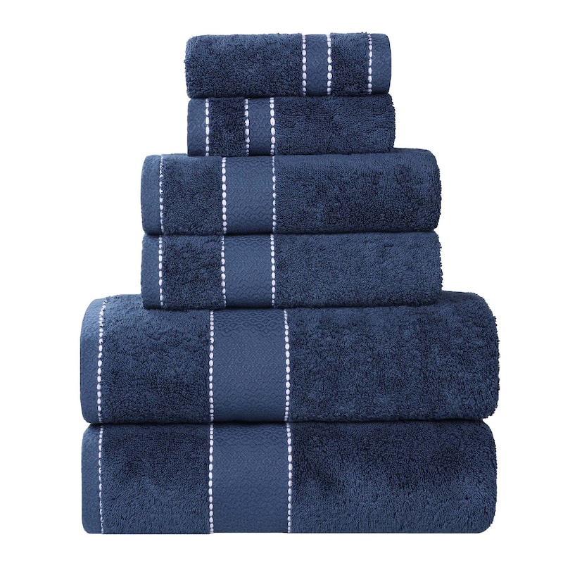 Superior Niles Cotton Ultra-Plush Absorbent 6 Piece Towel Set