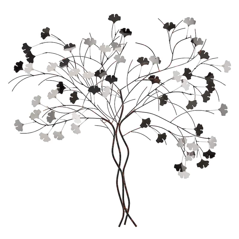 Handcrafted Tree Metal Wall Sculpture