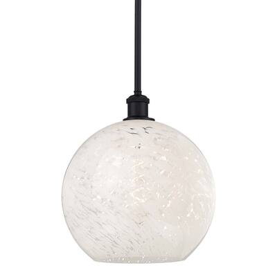 Innovations Lighting 516-1S-14-12 White Mouchette Pendant White