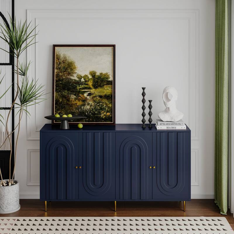 Modern Wooden Adjustable Partition Dining Cabinet