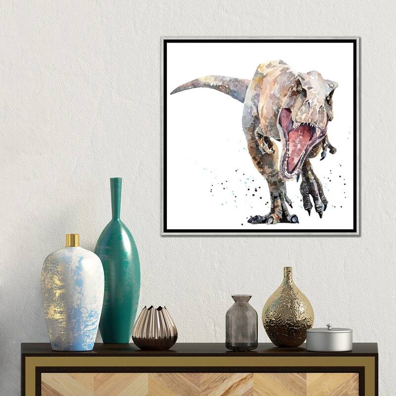 iCanvas "I Am A Pussycat, Honest" by EdsWatercolours Framed
