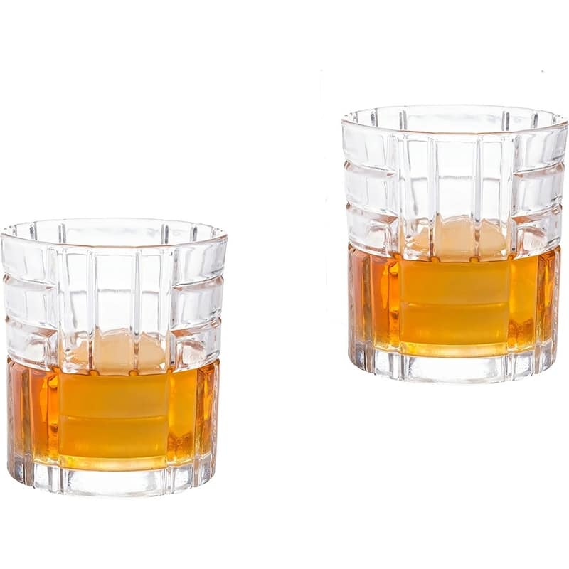 Bezrat Multi Style Whiskey Glasses Set of 6