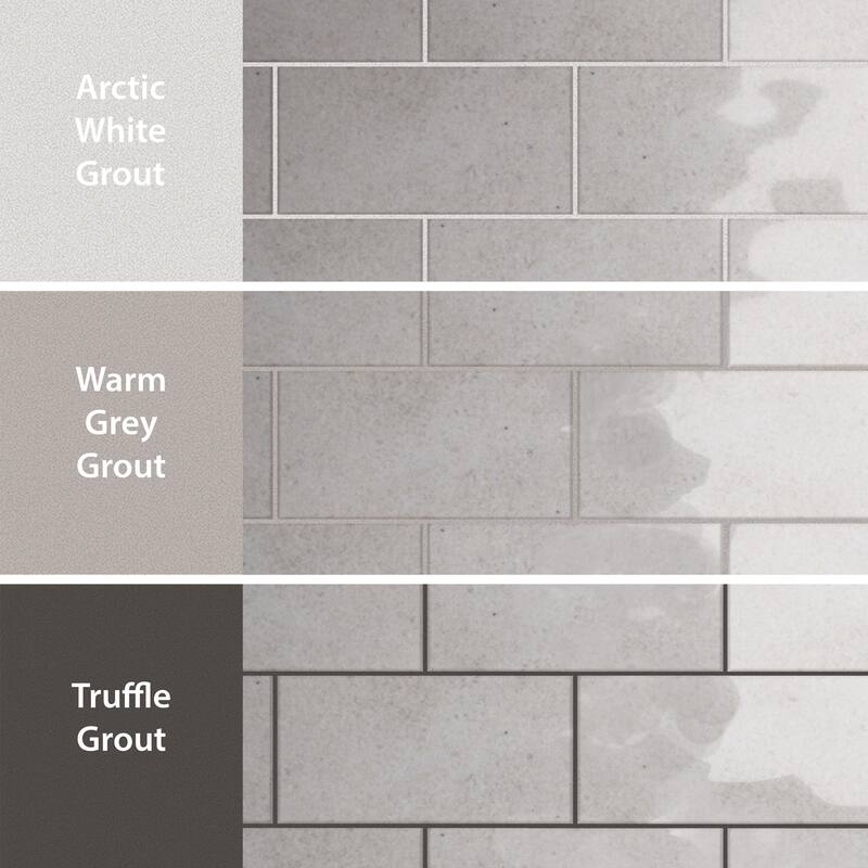 Merola Tile Camden Grey 4" x 8" Ceramic Wall Tile