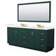 Option Green, Gold Trim, Giotto Quartz Top