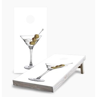 Martini Cornhole Game (Choose Wraps or Boards)