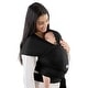 preview thumbnail 1 of 35, Baby Wrap Carrier, Soft & Secure Infant Wrap by Comfy Cubs Black