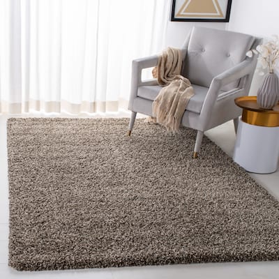 SAFAVIEH Evolution Shag Gwenaele Solid 1.8-inch Thick Rug