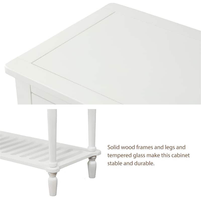 Sideboard Console Table with Bottom Shelf