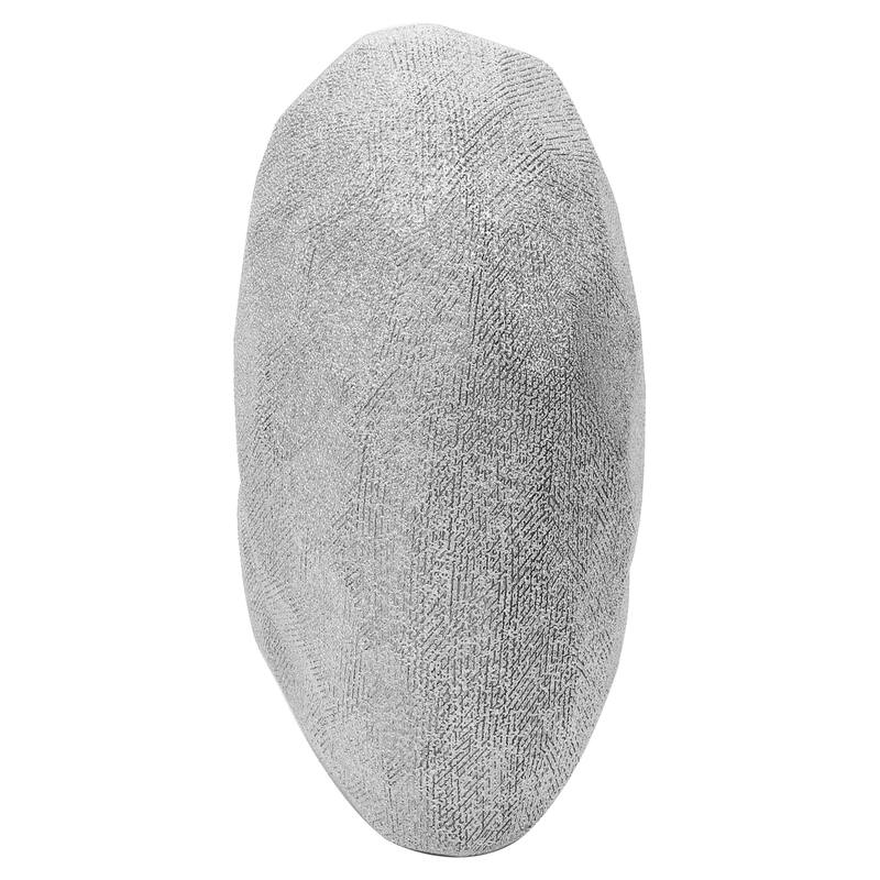 Modern Geometric Heart Sculpture - Ceramic Decorative Object