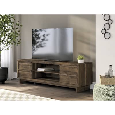Signature Design by Ashley Zadilyn Brown 72" TV Stand for TVs up to 82" - 72.01" W x 19.72" D x 22.56" H