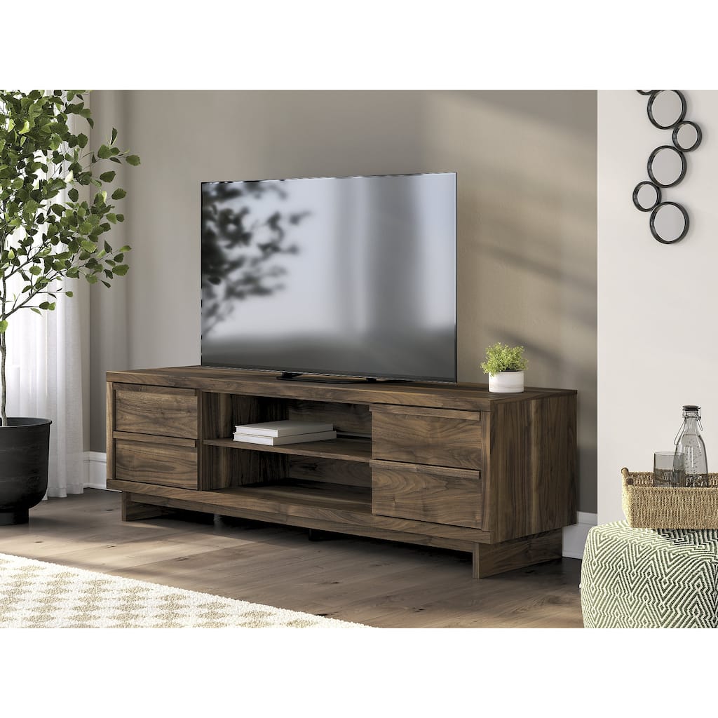 Signature Design by Ashley Zadilyn Brown 72" TV Stand for TVs up to 82" - 72.01" W x 19.72" D x 22.56" H