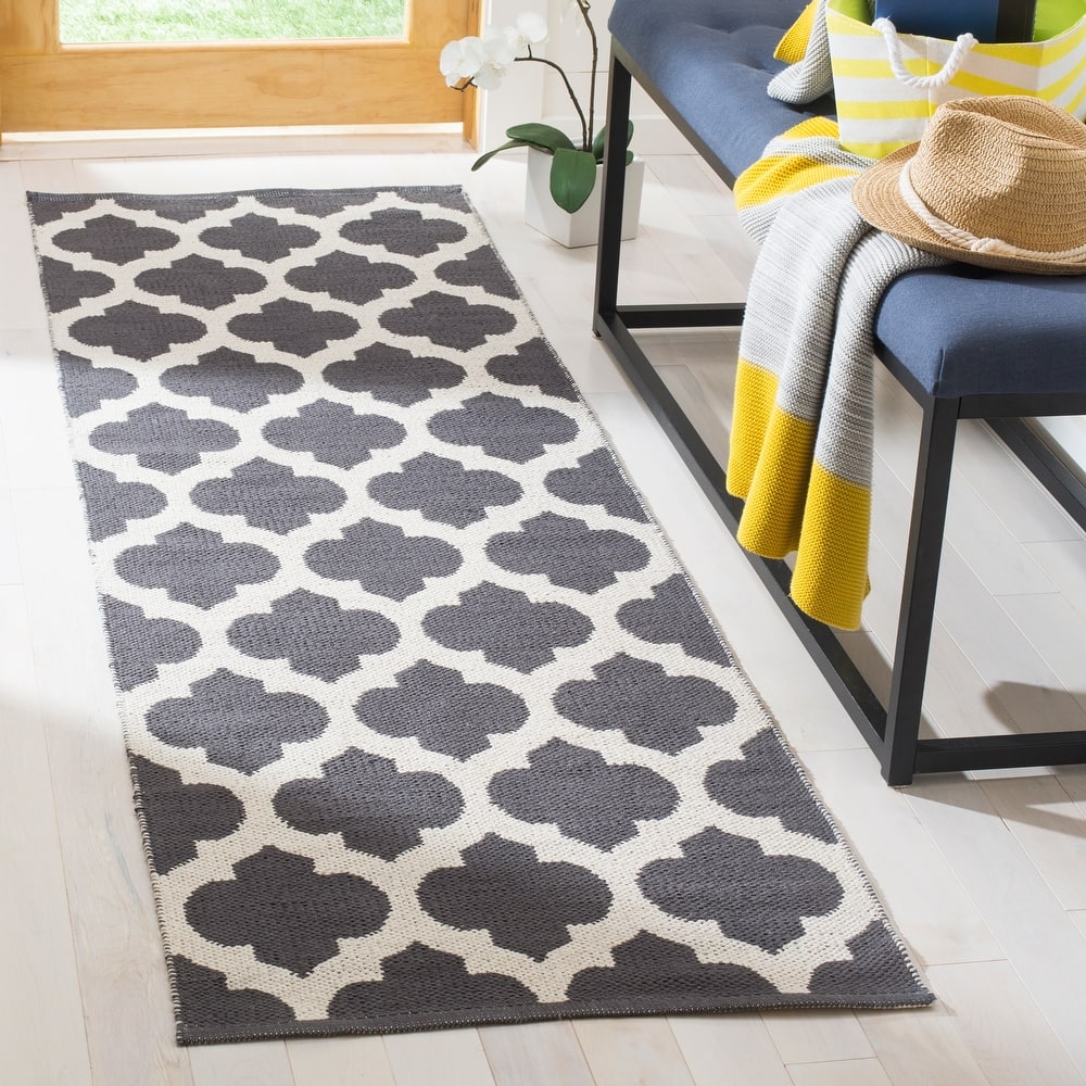 SAFAVIEH Handmade Flatweave Montauk Warwick Casual Cotton Rug