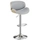 preview thumbnail 72 of 78, Bar Stools Adjustable Height Swivel Faux Leather Armless Barstools