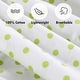 preview thumbnail 29 of 54, Polka Dot Animal Bear Friends ABC&123 Unisex Multi-color Cotton Toddler/Baby Crib Child Fitted Sheet Set (Pack of 3) - N/A