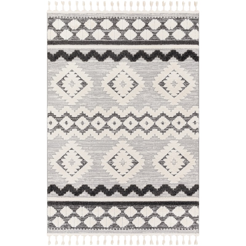 Livabliss Inigo Rustic Geometric Area Rug