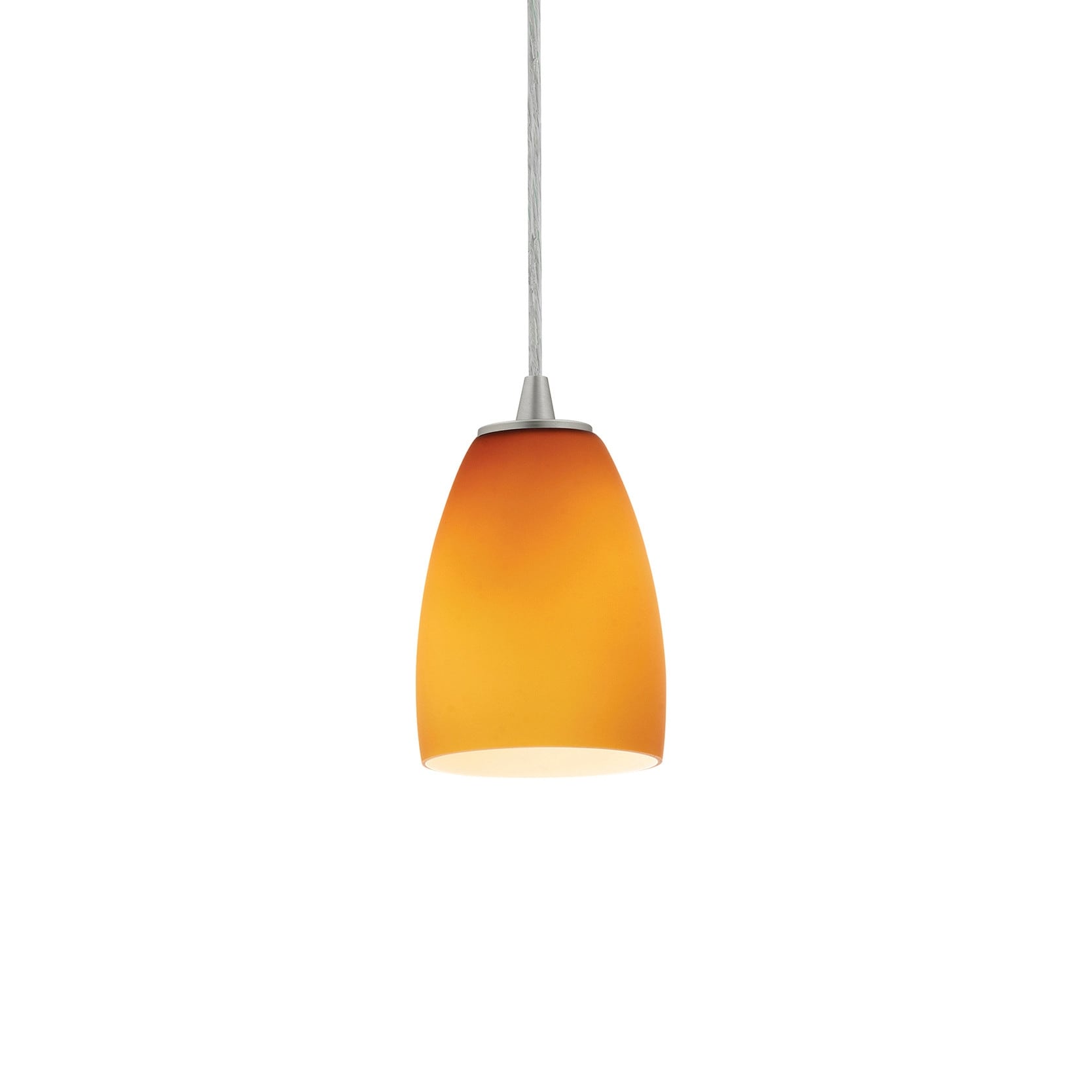 Access Lighting Sherry 1 Light LED Pendant - 5" Wide with Amber Glass