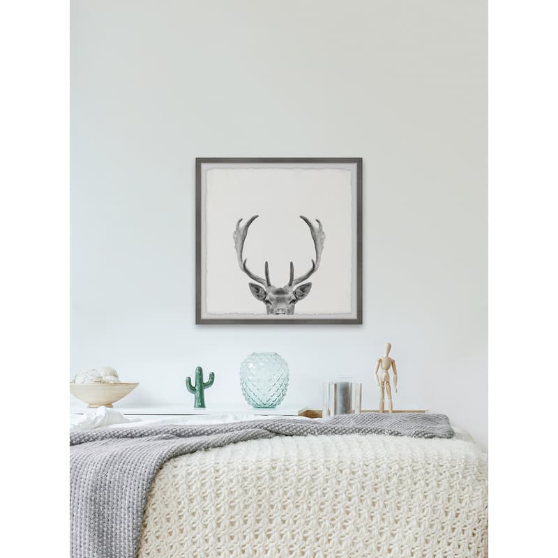'Giant Antlers' Framed Painting Print