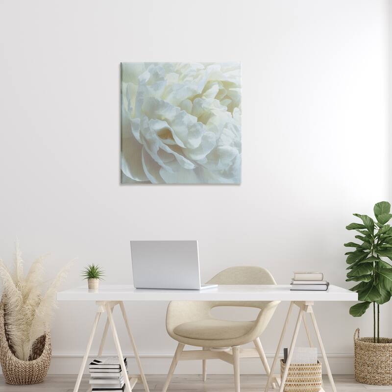 Stupell Elegant White Petals Canvas Wall Art Design By David Pollard