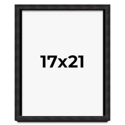 17x21 Shadow Box Black Rustic Barnwood Display Frame | 1.125 Inch