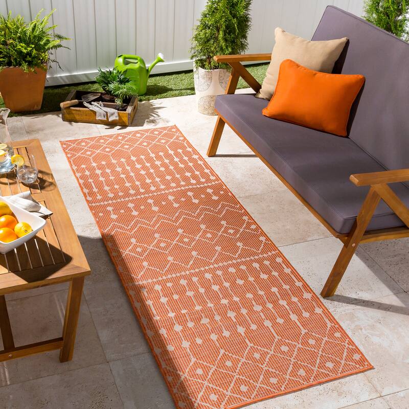 Artistic Weavers Deniz Moroccan Tribal Outdoor Area Rug