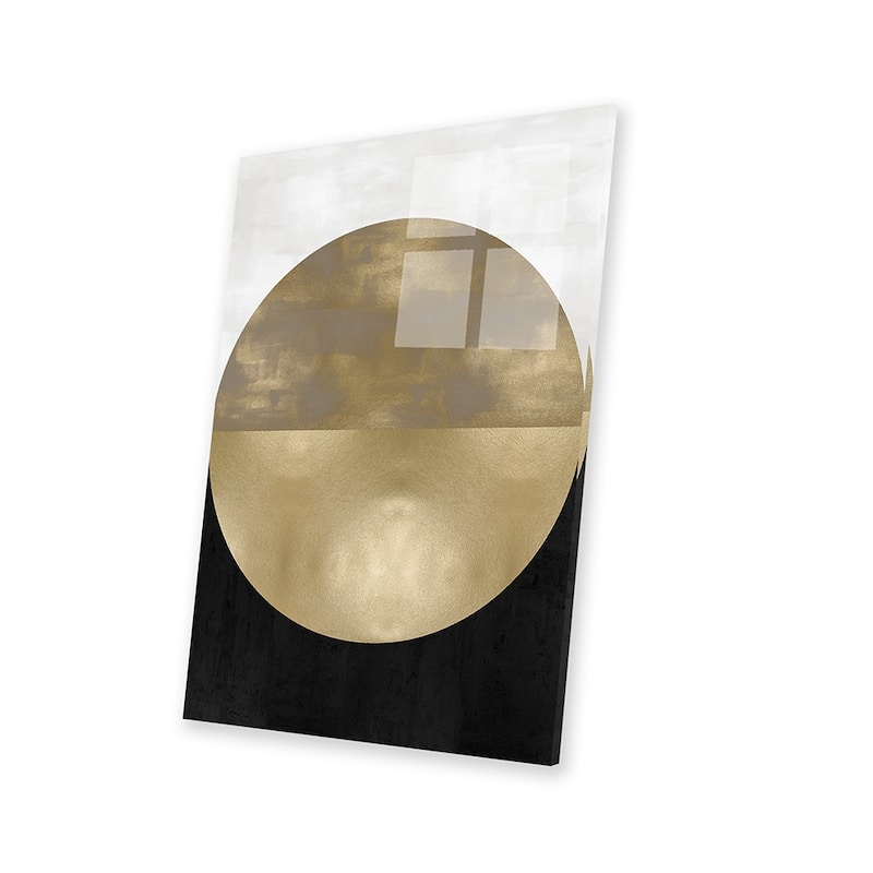 Gold Sphere Print On Acrylic Glass by Justin Thompson - Bed Bath ...