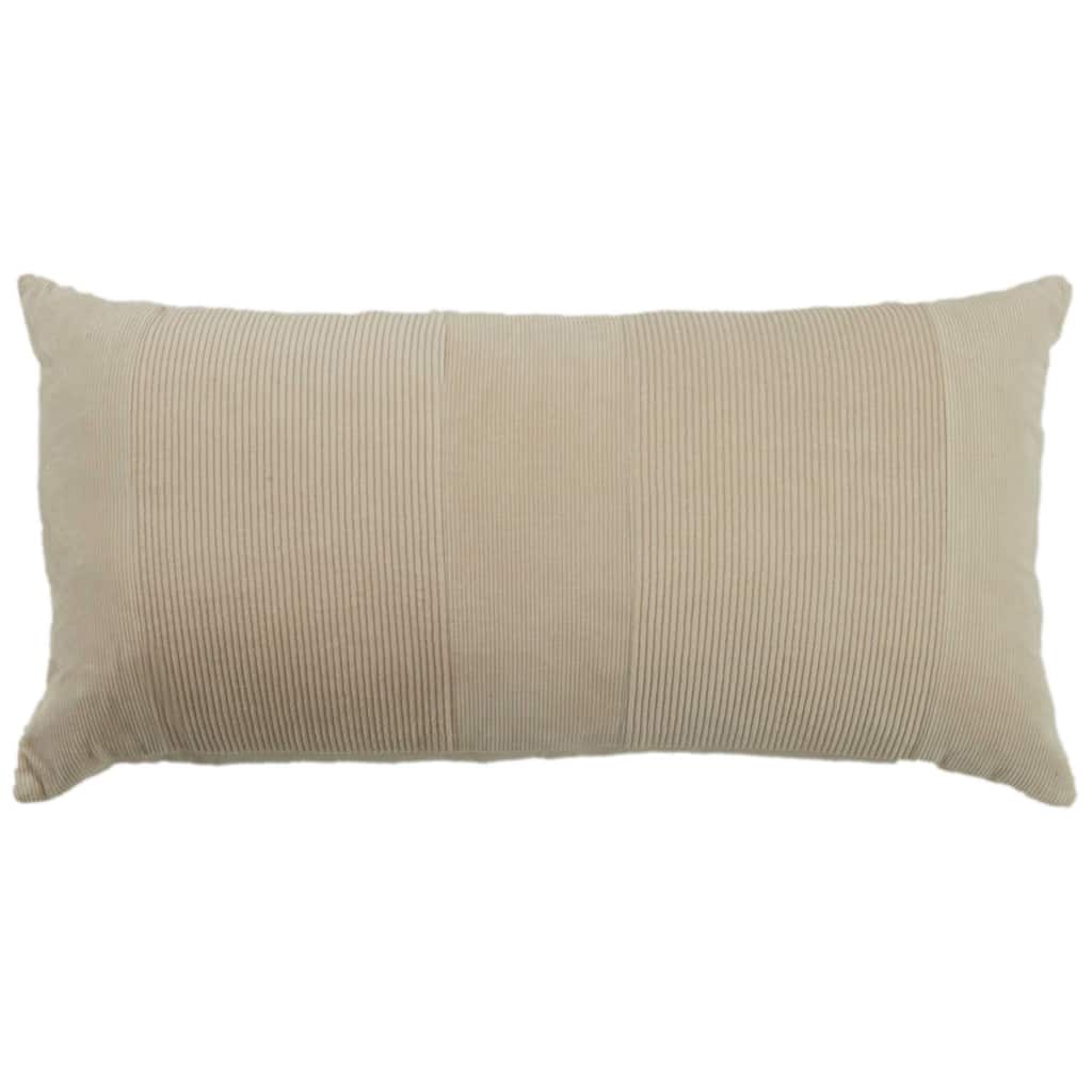 Rizzy Home Solid Color Cotton Velvet Modern Throw Pillow