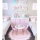 preview thumbnail 15 of 25, Kids Table and Chair Set Modern Toddler Furniture with Round Table and Armless Chairs Eiffel Wooden Legs Dining or Playroom Use