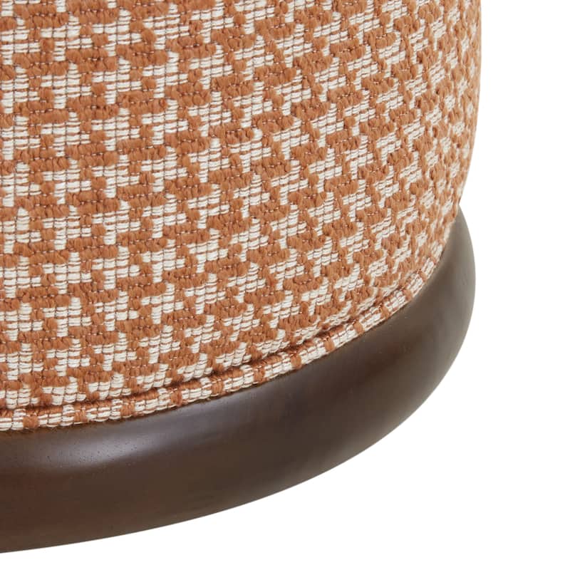 SAFAVIEH Couture Fiorelli Round Boucle Ottoman